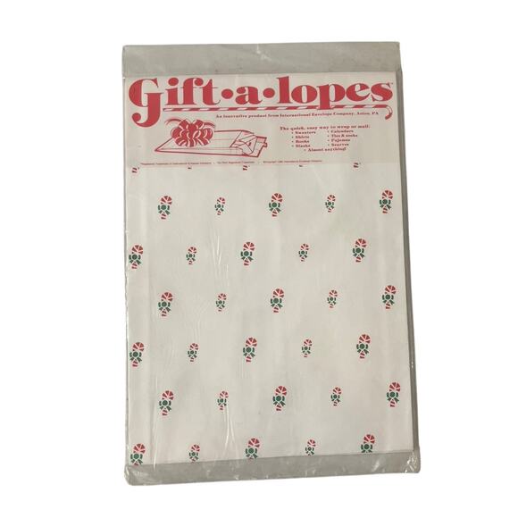 Vintage 1985 Christmas Tyvek Mailing Envelopes 6 Self Sealing New Old Stock - Picture 5 of 5